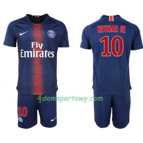 Koszulka Paris Saint-Germain NEYMAR JR 10 Dziecięcy Domowe Koszulki Piłkarskie 2018-2019 Krótki Rękaw
